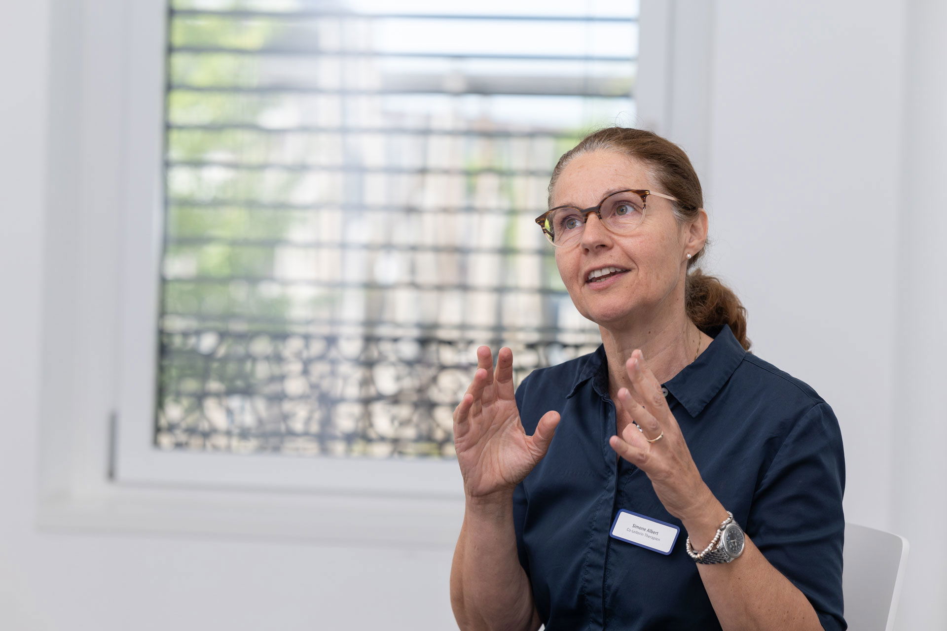 Simone Albert im Gespräch