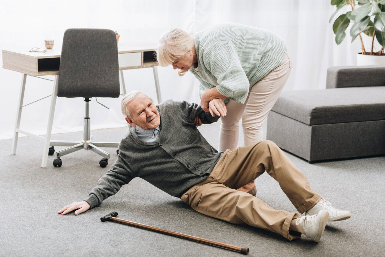 Sturz im Wohnzimmer